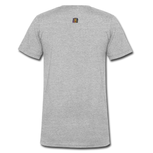 Real One V-Neck T-shirt - heather gray