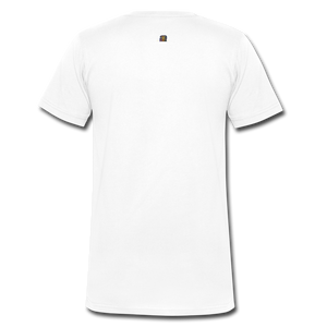 Camo V-Neck T-Shirt - white