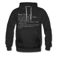 Load image into Gallery viewer, Real One Hoodie - black
