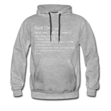 Load image into Gallery viewer, Real One Hoodie - heather gray
