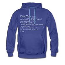 Load image into Gallery viewer, Real One Hoodie - royalblue
