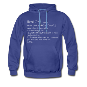 Real One Hoodie - royalblue