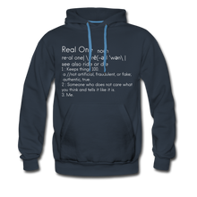 Load image into Gallery viewer, Real One Hoodie - navy
