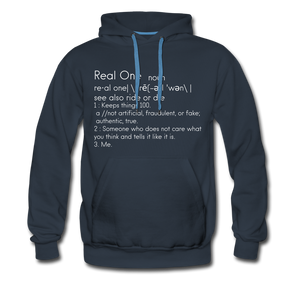 Real One Hoodie - navy