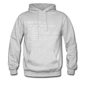 Real One Hoodie - ash 