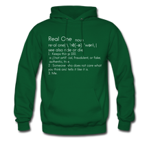 Load image into Gallery viewer, Real One Hoodie - forest green
