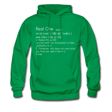 Load image into Gallery viewer, Real One Hoodie - kelly green
