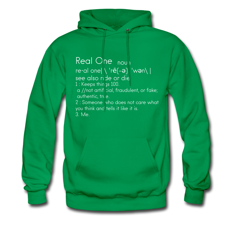 Real One Hoodie - kelly green