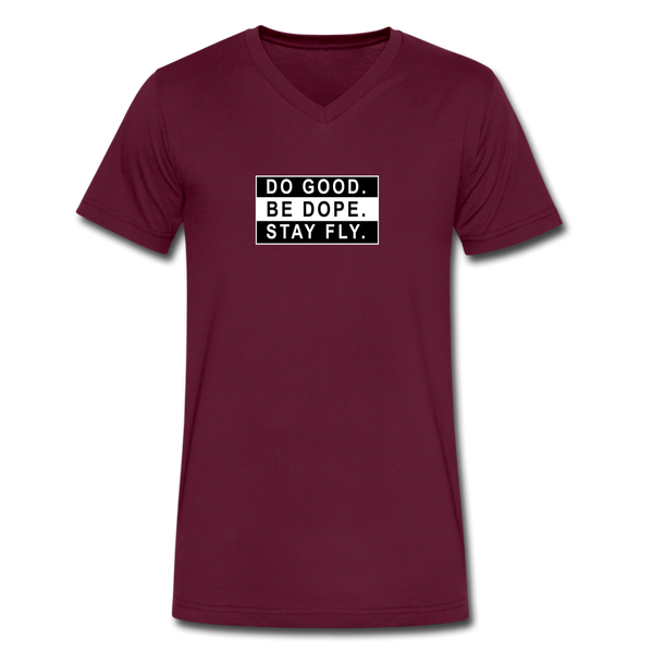 Explicitly V-Neck T-Shirt - maroon